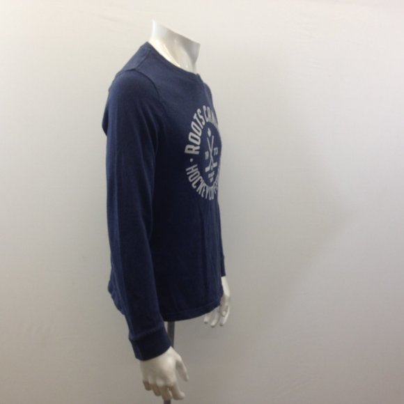 Roots Canada Men's Small Spell Out Tee Shirt - Picture 2 of 6